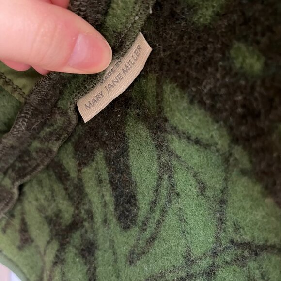 Laurie Jacobi Wool Draped Open Jacket Pine Needle Design - Size Small - FLAWS - Picture 6 of 8